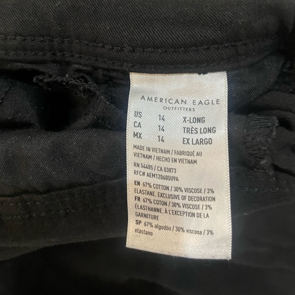 American eagle black kick boot pants - Picture 4 of 4